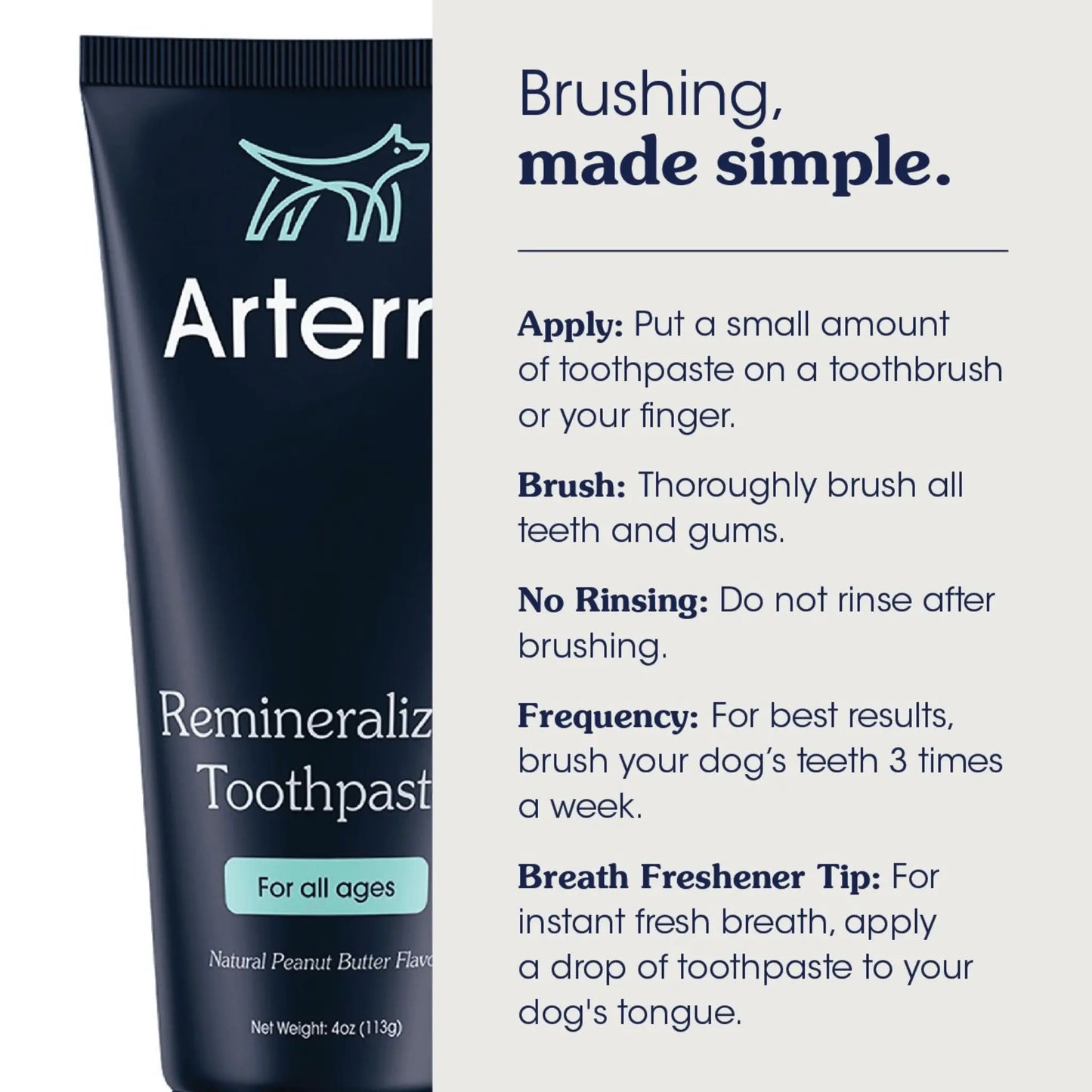 Remineralizing Dog Toothpaste