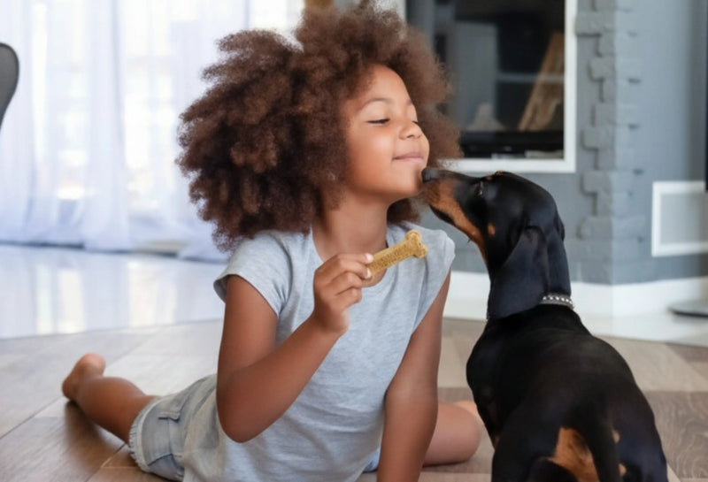 Improved canine breath from Arterra dental chews allowing for closer bonding and fresh breath between owners and pets.